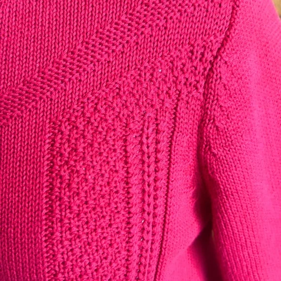 CHRISTOPHER & BANKS❤️Red CARDIGAN Full Zipper❄️VERY GOOD CONDITION Women’s SMALL - Picture 5 of 9